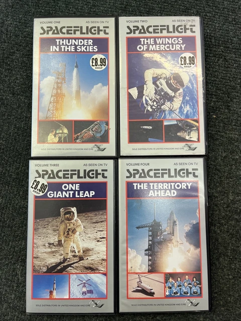 SPACE FLIGHT VOLUMES 1-4 VHS Tapes, NASA £7.00 - PicClick UK