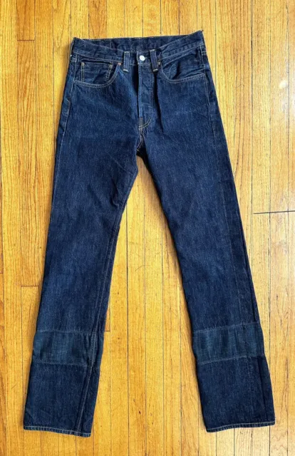 LVC Levi's Vintage Clothing 1947 501 XX Selvedge Raw Denim Jeans Custom 28 X 34