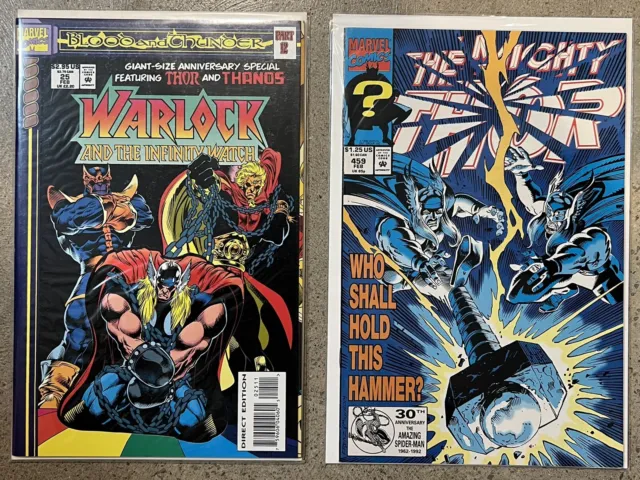 Warlock and the Infinity Watch #25 (Bonus: Thor comic) (Marvel) (1994)