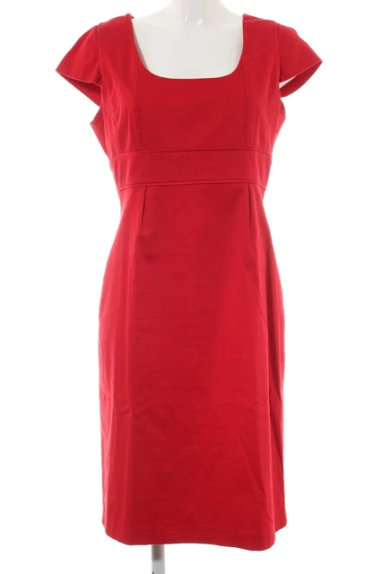 UN DEUX TROIS Robe manches courtes Dames T 40 rouge style