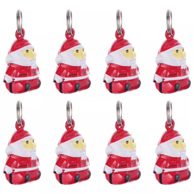 10 campanas de Navidad para mascotas en forma de Santa campana para manualidades hágalo usted mismo