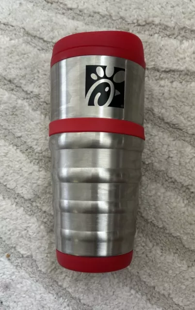 Chick Fil A Chickfila 16 Oz Stainless Steel Beverage Hot/Cold Cup with Lid