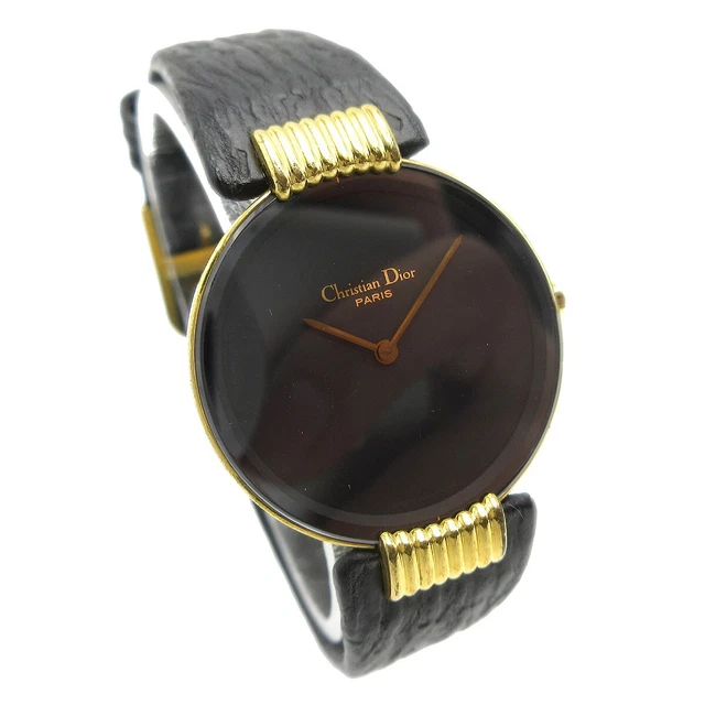 Christian Dior 46-153 Bagheera Black Moon Quartz Ladies Watch 387586 57861
