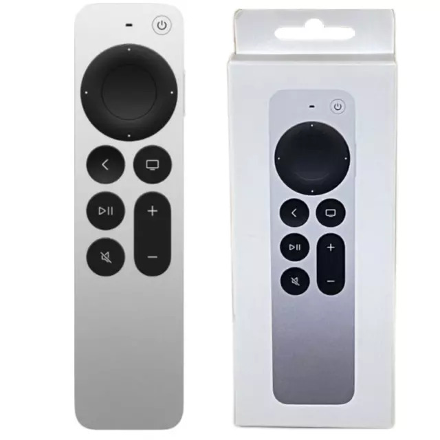 Original Apple Tv Siri Fernbedienung 2. Generation Bluetooth - Silber Schwarz