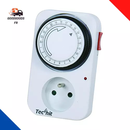 Programmateur Mécanique Journalier Avec Interrupteur - Segment De 30 Mn - 3500 W