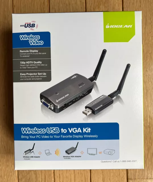 IOGEAR Wireless Video USB 2.0 to VGA Kit GUW2015VKIT