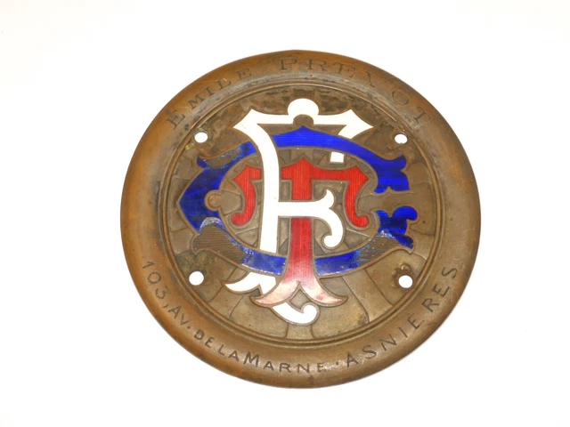 INSIGNE DU MCF Moto Club De France Pour Bouchon De Radiateur Boyce Auto