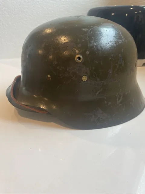 Spanish M42 German Style Steel Combat Helmet with Liner