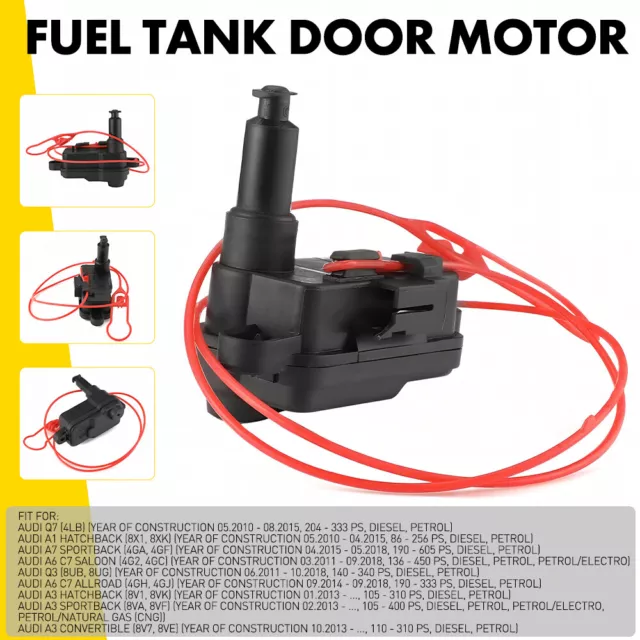 Fuel Filler Flap Lock Actuator Durable For Audi Q7 A1 A7 A6 A3 Q3 Diesel Petrol