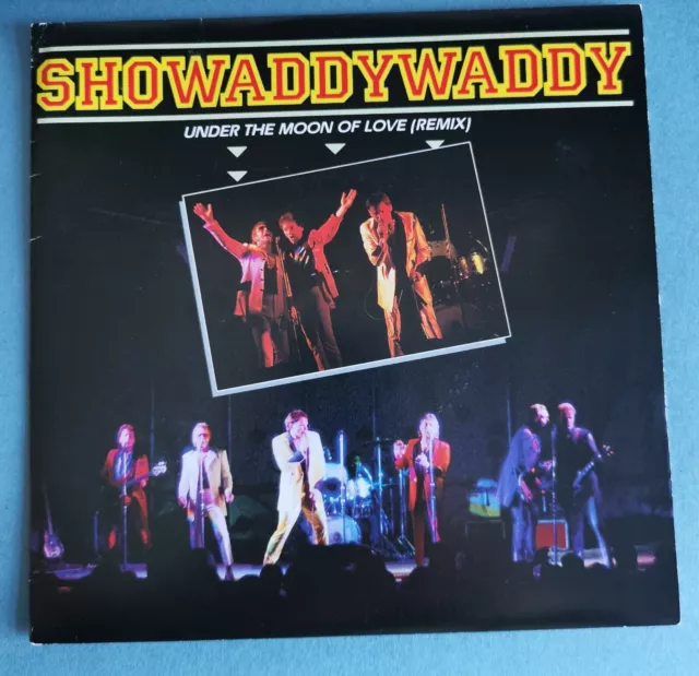 Rare Showaddywaddy 1986 picture sleeve remix Under The Moon of love