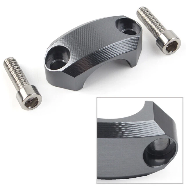 Copertura morsetto gancio cilindro master CNC 22 mm per motore Motocross MX Enduro grigio