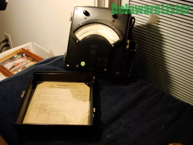 *Vintage Westinghouse Co. Portable Direct Current Millivolt Meter PX-5 DC 0/100