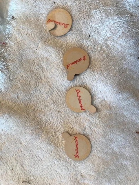 Four Dairy Creamer Caps Dairimaid Chambersburg Pa.