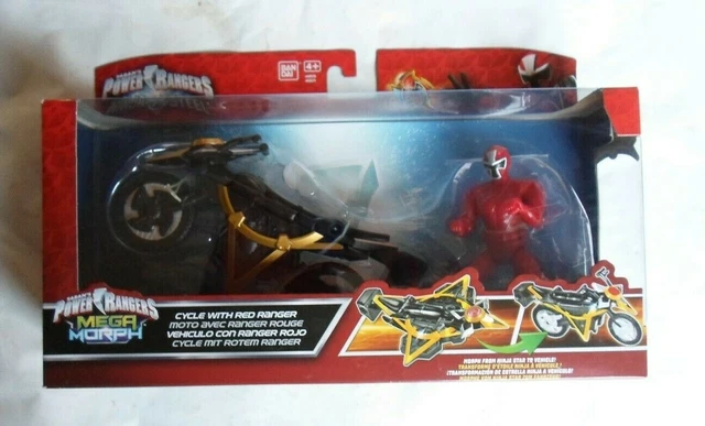 Red A Stone Ranger Cycle POWER RANGERS NINJA Steel- Cycle with Red Ranger EUR 50,00 - PicClick FR