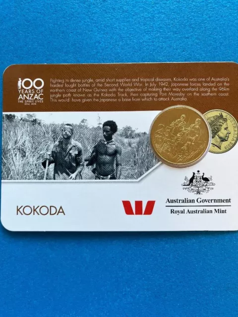 2016 Australia  Anzac 25 Cent - Kokoda - Unc