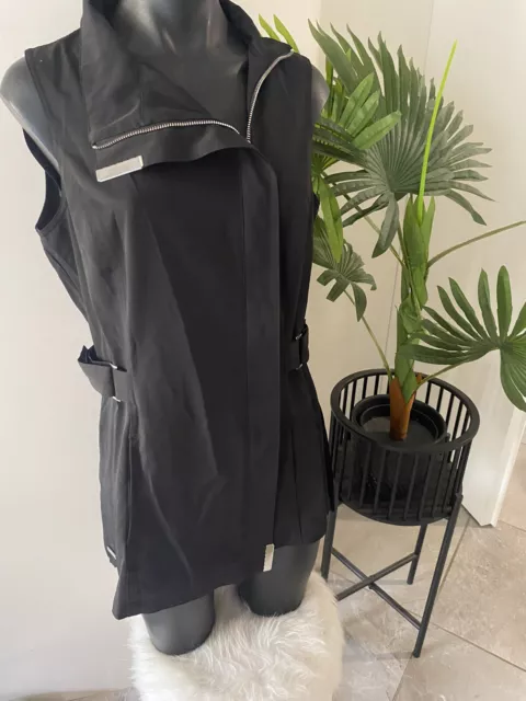 Blackpants Manhattan Tunic Size 10 Salon Uniform