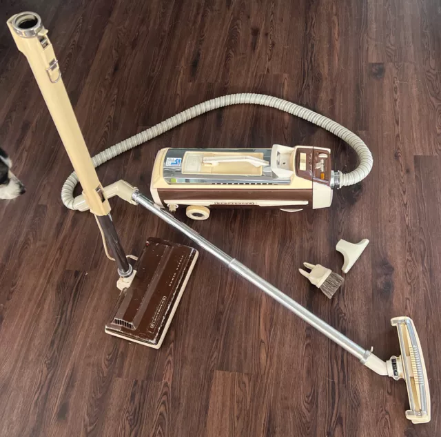 Vintage Electrolux Canister Vacuum w/Attachments Nice, Filters Vintage Electrolux Canister Vacuum w/Attachments Nice, Filters