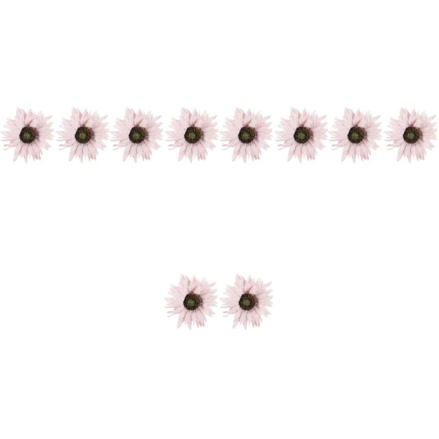 10 Pcs Sunflower Curtain Tie Back Holders Drapery Holdback Clips Home Office