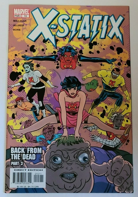 X-Statix #15 (Marvel 2003 Series)Nos 9.4+Nm Grade, Milligan Story, Allred & Bone
