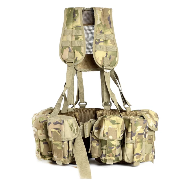 BRITISH ARMY AIRBORNE webbing padded mtp multicam sas new army cadets ...