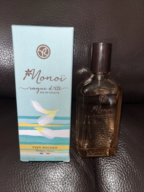 Eau De Toilette Yves Rocher Eau Des Vahinés Monoi 100ml - Senteur Tropicale, Flacon Neuf