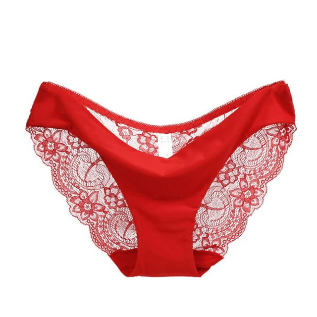Frauen schnüren sich Höschen Seamless Cotton Panty Hollow Mini Hotpants Damen