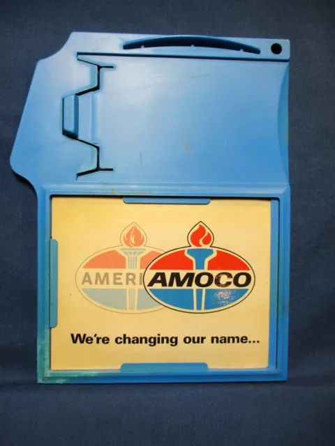 Vintage American Oil Amoco Oil clipboard Gas and Oil Petroleum Petroliana