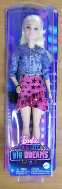 Barbie Big City Big Dreams Blonde Doll 2020 Mattel New Damaged box