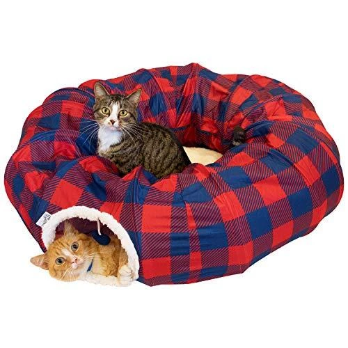Kitty City Large Cat Tunnel Bed Cat Bed Pop Up Bed Cat Toys