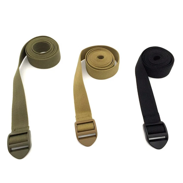 Clip Da Cintura In Nylon A K (2 Pezzi) Per Guaine E Fondine - Facile Installazione Per Campeggio Ed Escursionismo - Nero 8,5x5x1,8 Cm