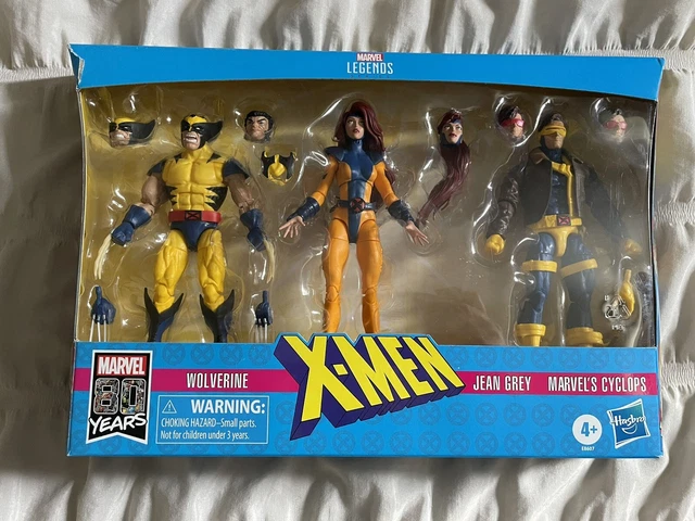 MARVEL LEGENDS 80TH Anniversary X-Men 3 Pack Love Triangle Hasbro £62. ...