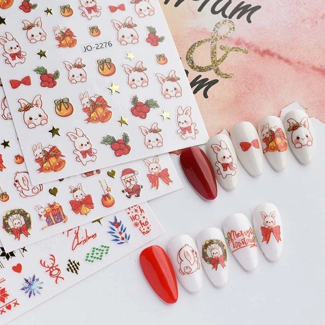 Nail Stickers Elk Nail Stickers Nail Art Decorations Rabbit Nail Decals