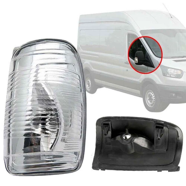 Left/Right Side Clear Indicator Lens Shell Wing Mirror Indicator Lens Cover