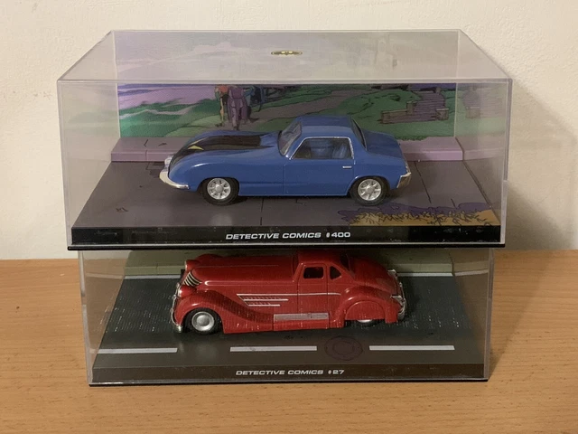 2 X MODEL CARS ONLY, BATMAN AUTOMOBILIA ISSUE No. 5 (DC #400) & No. 12 ...