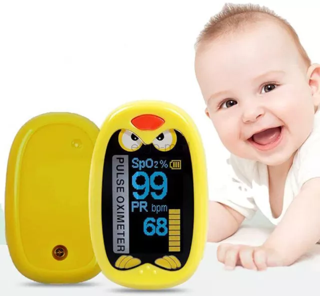 Infant Finger Pulse Oximeter Pediatric Rechargeable Neonatal For Children Kids 2