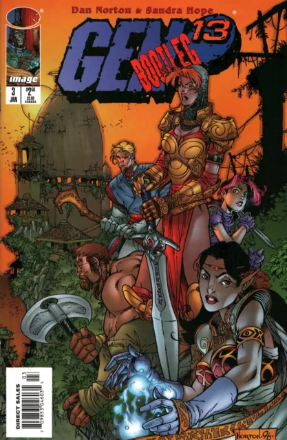 Vintage Image Comics Gen 13 Bootleg #3 Comic Book 1997