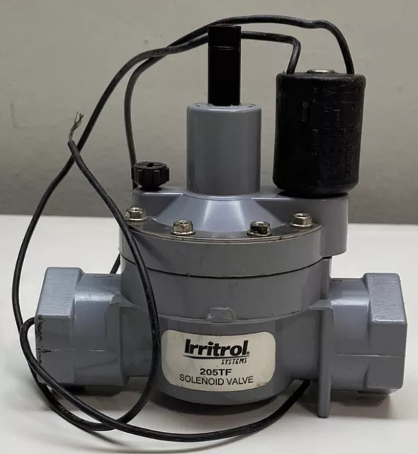 Irritrol 205TF 1" Female NPT Thread Flow Control Valve With 24V Solenoid