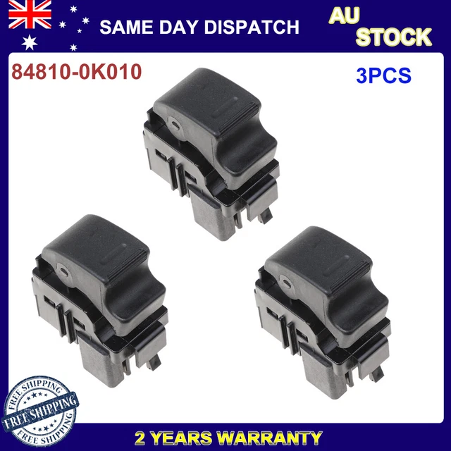 3X Window Switch Control Passenger Side 84810-0K010 For Toyota Hilux Vigo 04-11