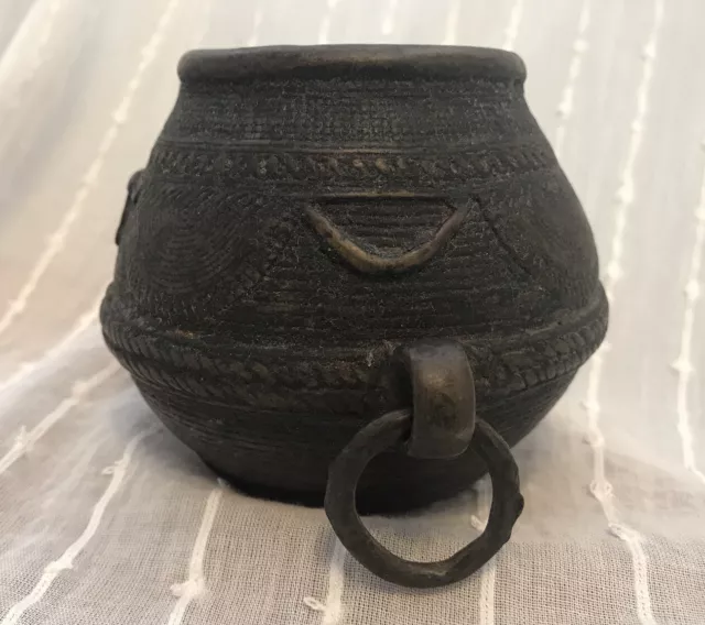Antique Dhokra Bronze Measuring Bowl