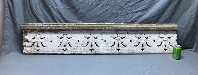 Antique 11x58 Shabby Victorian Porch Gingerbread Span Architectural Chic 197-23B 3