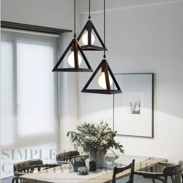 Kitchen Pendant Light Bar Lamp Modern Ceiling Lights Black Chandelier Lighting