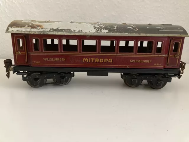 Märklin Blech Wagen Mitropa Speisewagen 17520 Spur 0 Modellbahn