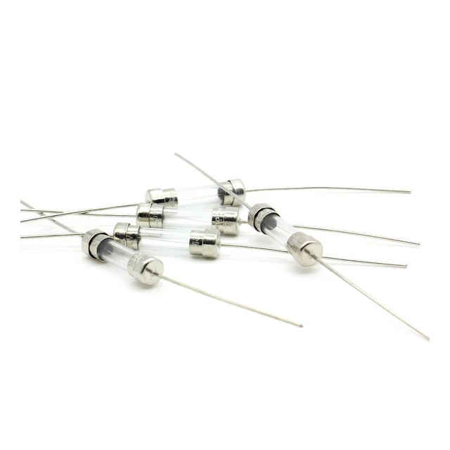 5x Fusibles verre F1A - 250v - 5.6x21mm - a souder - Xucheng - 184fus2231