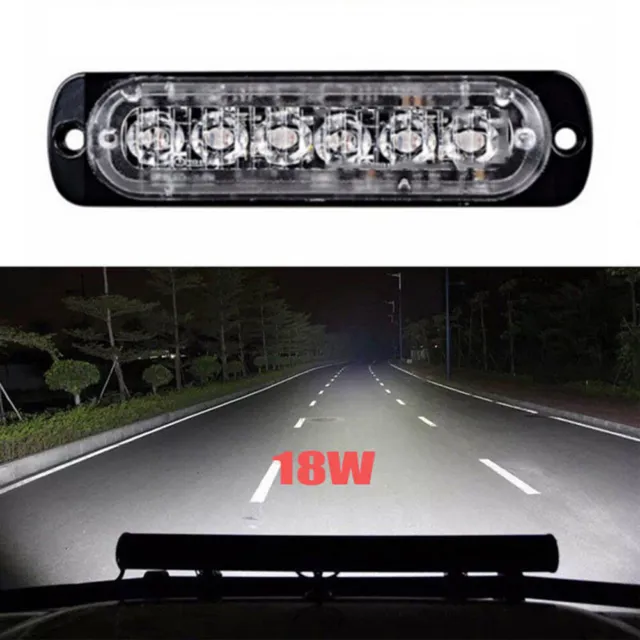 LED Feu Travail Barre Lampe Conduite Brouillard Offroad SUV 4WD Voiture/Bateau