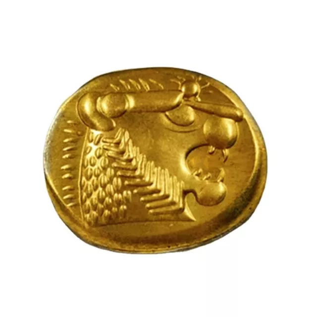 Ancient Greece Commemorative Coin Gold Plated Stater of Lydia Trite 600-550 BC