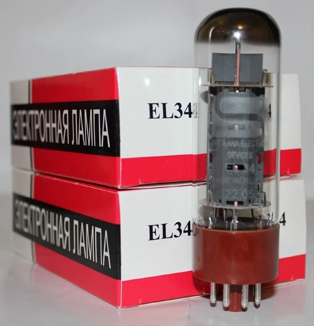 Matched Quad Svetlana EL34 tubes, BRAND NEW in Box ! Matched Quad Svetlana EL34 tubes, BRAND NEW in Box !