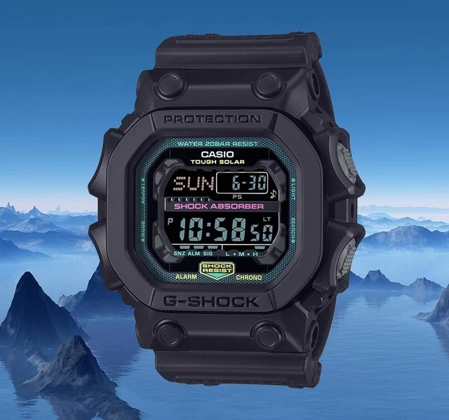 CASIO G SHOCK KING GX 56MF 1D Digital Cool Matte Black Vibrant Digital Men Watch 114.94 PicClick UK