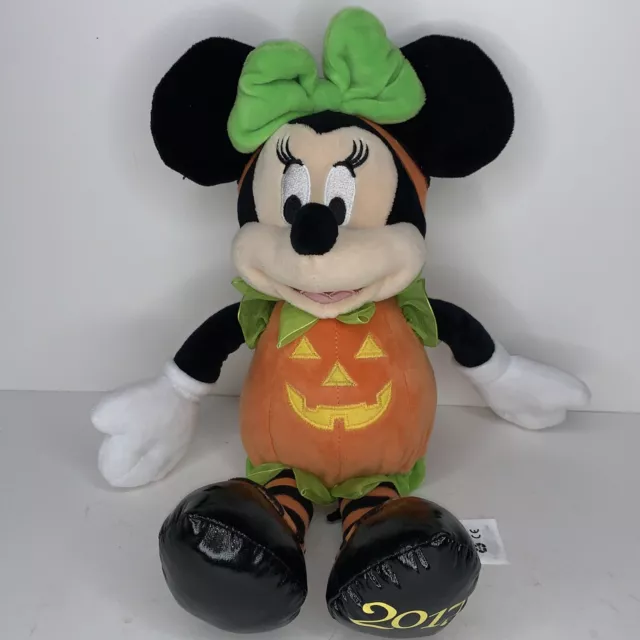 Disney Mickey Mouse Halloween Minnie Mouse Exclusive 15'' Plush Pumpkin Collect