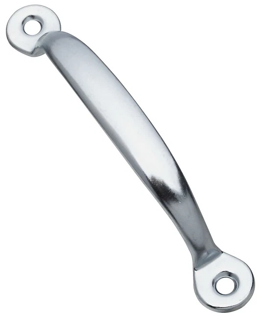 National Hardware N117-713  V200 Door Pull, Steel, Zinc Plated, 4-3/4"