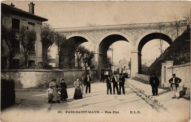 CPA Parc Saint-Maur - Rue Piat (275468)